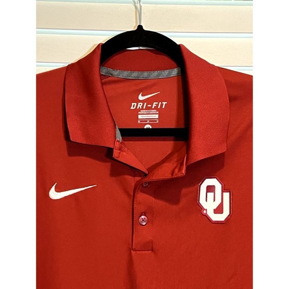 Nike Oklahoma Sooners Polo Shirt - Size M - Picture 3 of 3